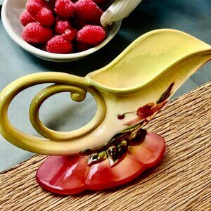 HULL Vase Vintage Art Pottery Cornucopia